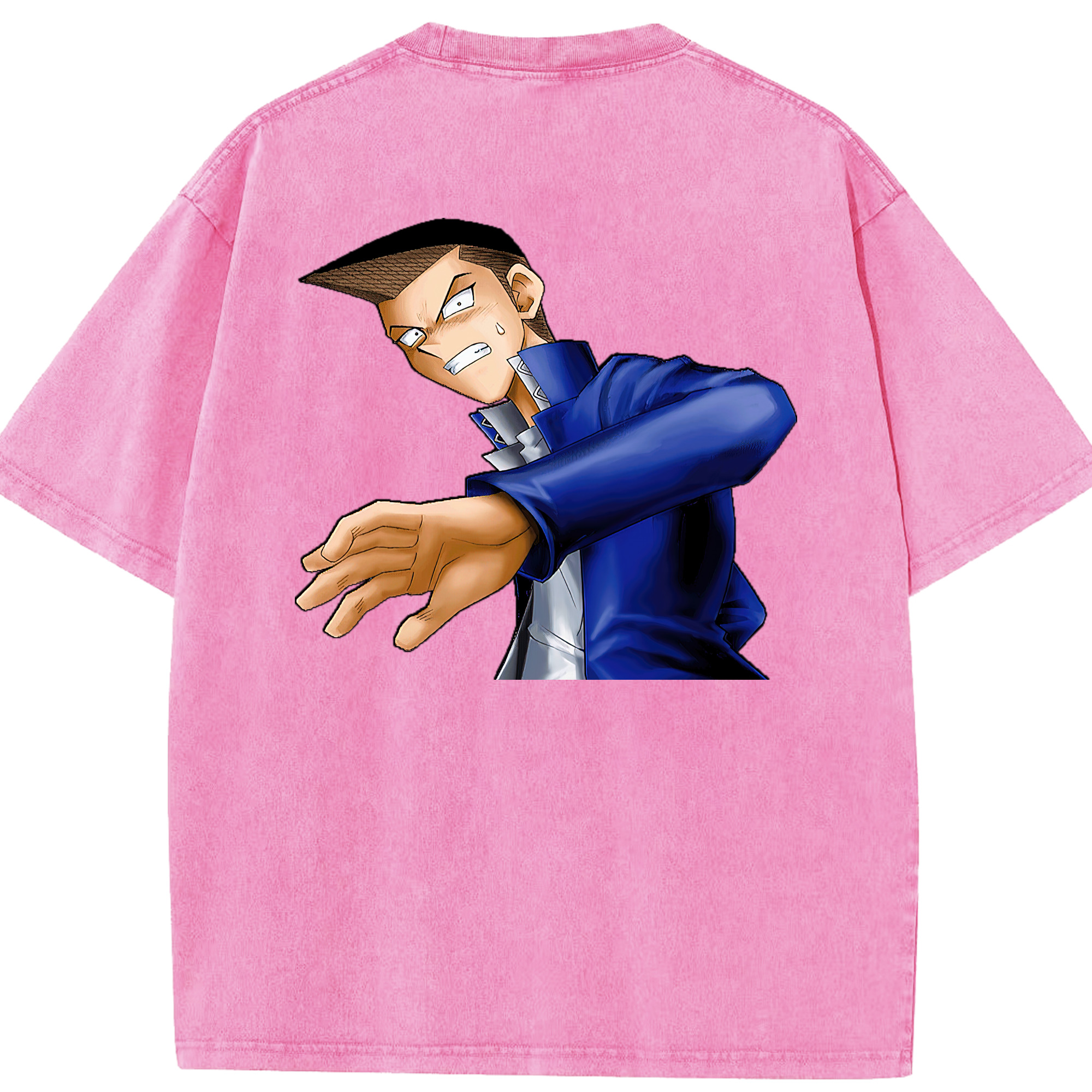 （画像用） 遊☆戯☆王 Yu-Gi-Oh! 綿100% ヴィンテージ風 半袖Tシャツ（背面プリント）